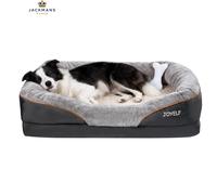 JOYELF Large Memory Foam Dog Bed, Orthopedic Dog Bed & Sofa with Removable Washable Cover and Squeaker Toys as Gift