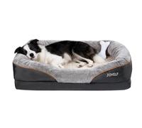 JOYELF Large Memory Foam Dog Bed, Orthopedic Dog Bed & Sofa with Removable Washable Cover and Squeaker Toys as Gift