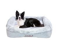 JOYELF Memory Foam Dog Bed Large Orthopedic Pet Bed with Washable Cover, Independent Mat Design with Free Waterproof Liner Included