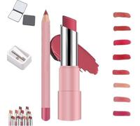Joyeloo Lip Balm, Hydrating Glaze Lips Balm, Non-sticky Shine with Hyaluronic Acid, Lips Balm with 24hrs of Smooth, Long-Lasting Waterproof Balms Set, with Makeup Mirror(05#)