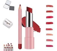 Joyeloo Lip Balm, Hydrating Glaze Lips Balm, Non-sticky Shine with Hyaluronic Acid, Lips Balm with 24hrs of Smooth, Long-Lasting Waterproof Balms Set, with Makeup Mirror(04#)