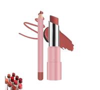 Joyeloo Lip Balm,Joyeloo Lip Glaze and liner,Hydrating Glaze Lip Balm with 24hrs of Smooth,Non-sticky,Moisturizing Glow,Long-Lasting Waterproof Lipbalm Set(01#)