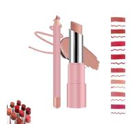 Joyeloo Lip Balm,Joyeloo Lip Glaze and liner,Hydrating Glaze Lip Balm with 24hrs of Smooth,Non-sticky,Moisturizing Glow,Long-Lasting Waterproof Lipbalm Set(06#)