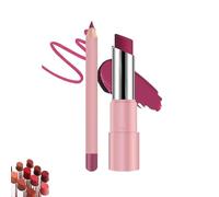 Joyeloo Lip Balm,Joyeloo Lip Glaze and liner,Hydrating Glaze Lip Balm with 24hrs of Smooth,Non-sticky,Moisturizing Glow,Long-Lasting Waterproof Lipbalm Set(08#)