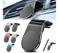 Joyeloo Magnetic Phone Holder - Mobile Phone Navigation Magnetic Bracket, L Type 360° Rotatable Car Phone Mount Magnet, Universal Strong Magnetic's Hold-No Slipping & Shaking & Sudden Drops (Black)