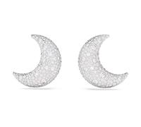 SWAROVSKI Sublima Luna Moon Clip On Earrings Silver Rhodium Plated 5666158 New