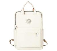 Joyesplay Preppy School Backpack Bags for Girls Kawaii,Large Capacity Travel School Bag for Kids Boys Teenage Primary Secondary Middle School (White)