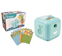 Joyeuse - Children's Musical Projector with Stories and Nursery Rhymes - Musical Wake Up - Night Light - Starry Projection - 8 Integrated Floppy Floppy Disks - Gift - Incuses and Replaceable Batteries