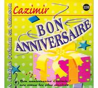 Joyeux Bon Anniversaire Cazimir