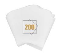 Joyfair 200Pcs Silicone Precut Greaseproof Baking Paper for Baking, 33x23cm