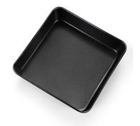 Joyfair 8 Inch Square Cake Tin, Stainless Steel Baking Tin with Non-Stick Surface, Cake Pan Mould Ideal for Baking and Roasting Bread Lasagna Brownie Meat, Easy Release & Easy Clean, 20cm