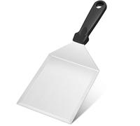 Joyfair Burger Spatula, Extra Wide Spatula with Beveled Edges, Stainless Steel Smash Burger Flipper Ideal for Barbecue Hamburger Turner Grilling BBQ Griddle, Heavy Duty & Dishwasher Safe