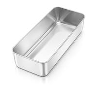 Joyfair Loaf Tin, Stainless Steel 3lb Bread Loaf Pan, Large Baking Roasting Mould for Banana Bread/Cake/Lasagna/Brownies, Non Toxic & Rust Resistant, Oven & Dishwasher Safe, 31 x 13 x 7.5 cm