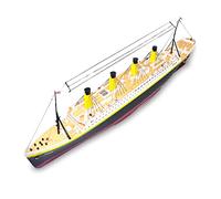 JOYFAN High Speed RC Boat with LED Lights, 3CH 2.4Ghz Remote Control for Kids Adults, 80m RC Ships NQD Titanic Cruise Ship Indoor and Outdoor RTR Toys