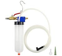 JoyFans Pneumatic Brake Fluid Extractor, Brake Bleeder Kit Vacuum Pump Bleeding Tool with 340ML Bottle Hose for Brake Oil Power Steering Oil Quick Extraction & Replacement on Car Motorcycle