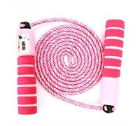 Joyfeel's Store Jump Rope Kids Speed Rope with Counter Anti-Slip Foam Grips Handles for Fitness Boxing,Workout, Crossfit (Pink)