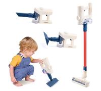 Joyfia Kids Vacuum That Really Works, Toddlers Cordless Vacuum Cleaner Set, Pretend Role Play Household Keeping Toys with Realistic Function & Attachments, Cleaning Learning Toys for Age 3+ Boys Girls