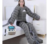Joyfitness 6/8 Cavity Lymphatic Drainage Massager, Pressotherapy Air Compression Leg Foot Massager, Electric Air Compression Massager For Circulation Arm, Waist, Foot, Ankle (Grey)