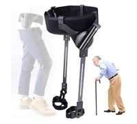 Joyfitness Body Power Walking Aids, Physical Therapy Leg Lifter Assist with Adjustable Pole Length and Waist Belt, Adjustable Intensity, Bionic Design, Reduce Energy Consumption, for Disabled
