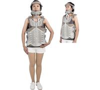 Joyfitness Orthosis Cervical Thoracic Halo Brace, Adjuatable Cervical Thoracic Orthosis Head Neck Chest Fixed Brace Cervical Thoracic Traction Device