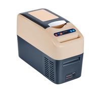 JOYFRIGO Car Refrigerator, 12 Volt Refrigerator, Slim Design, 0℉~50℉ Portable Freezer Car Fridge, 17 Quart(16L) Electric Cooler, 12v Cooler for Car Vehicles, Truck, Camping, Travel, Home, RV (Yellow)