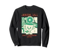 Joyful 365 Love & Happiness Est 1977 (Retro Graphic) Sweatshirt