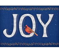 Joyful Cardinal Deluxe Boxed Holiday Cards (20 cards, 21 self-sealing envelopes)