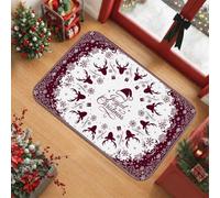 Joyful Christmas Reindeer Quote Area Rug 2' X 3'