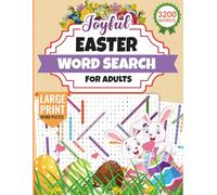 Joyful Easter Word Search book for Adults: 3200 Words of Large-Print Puzzles for Holiday Fun & Relaxation( Word Find Book for Adults) (Word Search Puzzle Books)