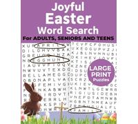 Joyful Easter Word Search for Adults, Seniors and Teens: Large Print, +1500 Words (Easter Basket Stuffers)