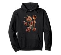 Joyful Gingerbread With Spoon Candy Cane Pullover Hoodie