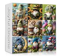 Joyful Gnome Jigsaw Puzzle 1000 Pieces for Adults