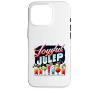 Joyful Julep Retro Cocktail Drinks Summer Party Case for iPhone 16 Pro