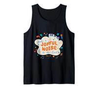 Joyful Noise Christian Praise Worship Faith Gospel Graphic Tank Top