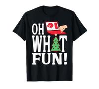 Joyful Oh What Fun Funny Holiday Laptop Office Humor T-Shirt