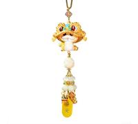 Joyful Resin Snake Ornament Celebrate Lunar New Year with This Lovely Pendant (gold)