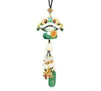 Joyful Resin Snake Ornament Celebrate Lunar New Year with This Lovely Pendant (green)