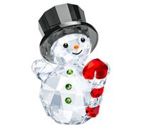 Joyful Snowman with Candy Cane