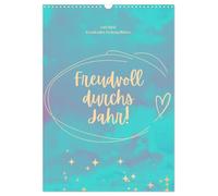 Joyfully through the year! UK-Version (Wall Calendar 2026 DIN A3 Portrait), CALVENDO 12 Month Wall Calendar