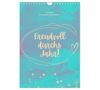 Joyfully through the year! UK-Version (Wall Calendar 2026 DIN A4 Portrait), CALVENDO 12 Month Wall Calendar