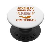 Joyfully Torah Only - Yom Teruah Scripture Design PopSockets Adhesive PopGrip