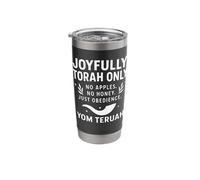 Joyfully Torah Only Yom Teruah Scripture Design Stainless Steel Insulated Tumbler