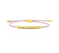 Joyfullygo Motivational Bracelet, Joyfullygo Bracelets, Handmade Braided Adjustable Inspirational Tube Bracelets, When Words Fail, This Bracelet Speaks (Remember,A)