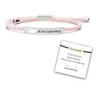 Joyfullygo Motivational Bracelet, Joyfullygo Bracelets, Handmade Braided Adjustable Inspirational Tube Bracelets, When Words Fail, This Bracelet Speaks (Gold,D)