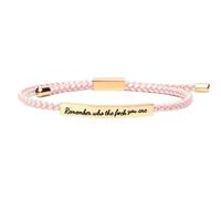 Joyfullygo Motivational Bracelet, When Words Fail, This Bracelet Speaks - A Gift of Encouragement, Dont Let The Hard Days Win Bracelets (PINK1)