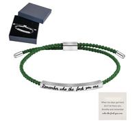 Joyfullygo Motivational Bracelet, When Words Fail, This Bracelet Speaks - A Gift of Encouragement, Dont Let The Hard Days Win Bracelets (GREEN2)