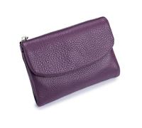 Joyfullygo Wallet, Small Wallet for Women, Unisex Pebble Leather Wallets with Credit Card Holder, Coin Holder & Cash Slots (Color-q,One Size)