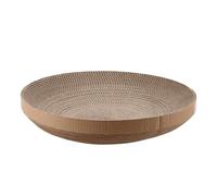 Joygoodta 18PCS Round Cat Scratcher Refill 15in Corrugated Cardboard Cat Scratch Pad Refill for Active Play, Stress Relief & Natural Scratching Behavior 1.2" Thick