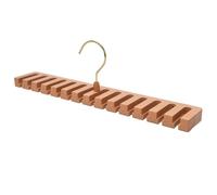 Joygoodta Belt Hanger for Closet Natural Wood Belt Organizer with 14 Slot & 360° Rotatable Hanger Long Lasting Closet Organization for Men Women for