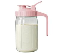 Joygoodta Breast Milk Storage Bottles, Breast Milk Storage Bottles 34oz Leakproof Pitcher with Handle BPA Free Glass Breastmilk for Fridge